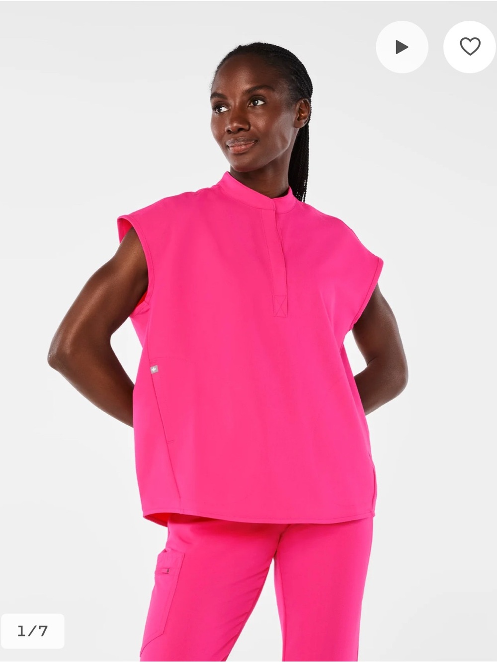 FIGS Rafaela Oversized Scrub Top